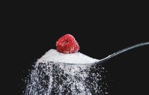 Spoon of Sugar w/ a Raspberry on top