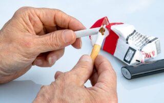 Breaking a Cigarette to Quit Smoking