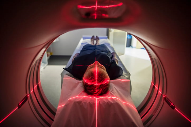 Adult Receiving Ct Scan 