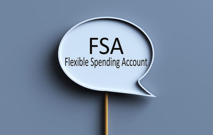 A Sign That Reads: Fsa Flexible Spending Account.