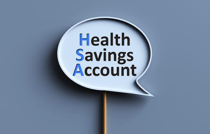 A Thought Bubble That Reads &Quot;Health Savings Account.&Quot;