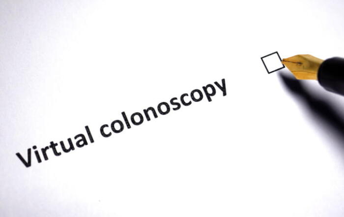 Blog 3 The Words &Quot;Virtual Colonoscopy&Quot; Next To A Checkmark.