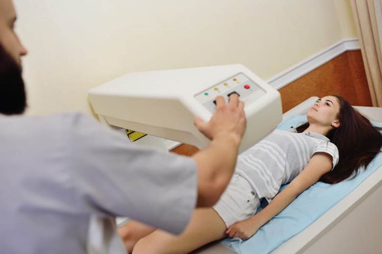 Is A Dexa Scan Safe? 2 A Woman Receiving A Dexa Scan.